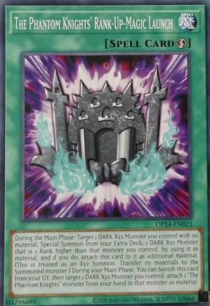 The Phantom Knights' Rank-Up-Magic Launch - OTS Tournament Pack 14 YuGiOh trading card