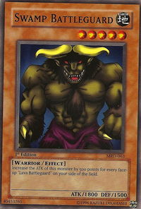 Swamp Battleguard - Metal Raiders (MRD) #MRD-063 - Common / Short Print YuGiOh Trading Card
