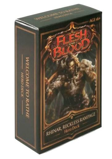 Hero Decks: Welcome to Rathe - Rhinar [1st Edition] - Hero Deck: Rhinar Flesh and Blood trading card