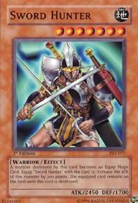 Sword Hunter - Pharaoh's Servant (PSV) #PSV-077 - Common / Short Print YuGiOh Trading Card