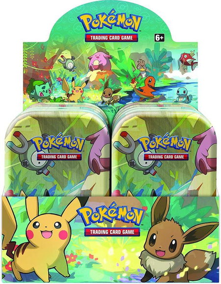 Kanto Friends Mini Tin Display trading card from Miscellaneous Cards & Products Kanto Friends Mini Tin Display - Miscellaneous Cards & Products Pokémon trading card