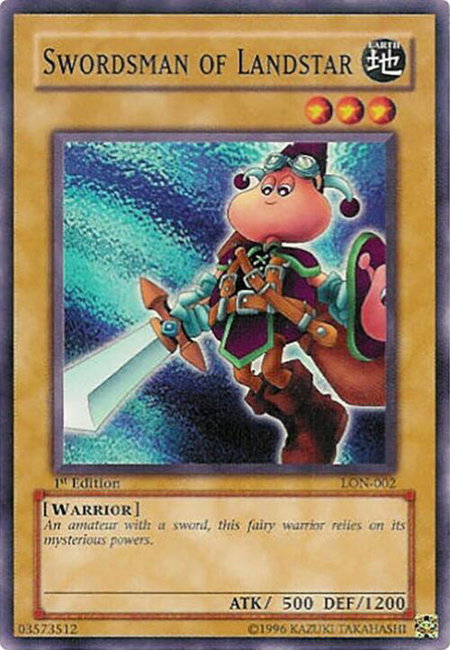 Swordsman of Landstar - Labyrinth of Nightmare YuGiOh trading card