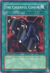 The Cheerful Coffin - Metal Raiders (MRD) #MRD-059 - Common / Short Print YuGiOh Trading Card