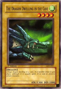 The Dragon dwelling in the Cave - Legacy of Darkness (LOD) #LOD-037 - Common / Short Print YuGiOh Trading Card