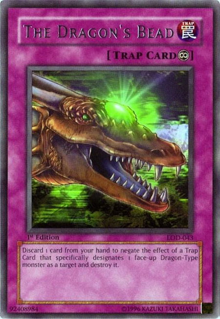 The Dragon's Bead - Legacy of Darkness YuGiOh trading card