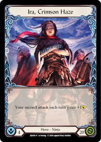 Ira, Crimson Haze - Welcome Deck: Ira (IRA) #IRA001 - Promo Flesh and Blood Trading Card