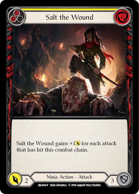 Salt the Wound - Welcome Deck: Ira Flesh and Blood trading card
