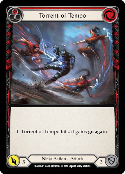 Torrent of Tempo trading card from Welcome Deck: Ira Torrent of Tempo - Welcome Deck: Ira Flesh and Blood trading card