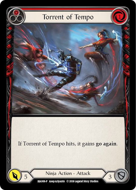 Torrent of Tempo - Welcome Deck: Ira Flesh and Blood trading card