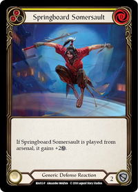 Springboard Somersault - Welcome Deck: Ira (IRA) #IRA012 - Promo Flesh and Blood Trading Card