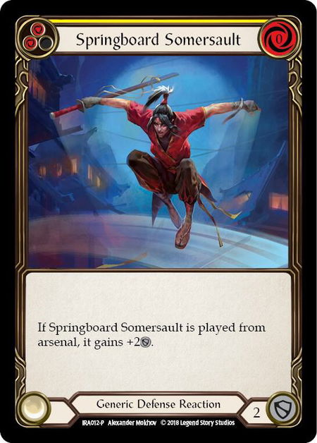 Springboard Somersault - Welcome Deck: Ira Flesh and Blood trading card