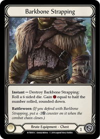 Barkbone Strapping - Welcome to Rathe (WTR) #WTR005 - Common Flesh and Blood Trading Card