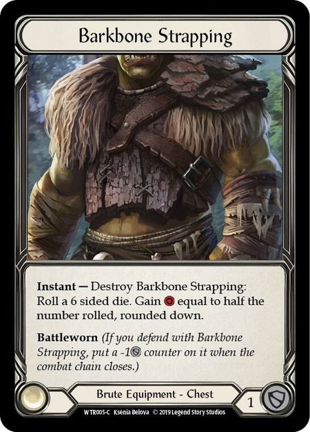 Barkbone Strapping - Welcome to Rathe Flesh and Blood trading card