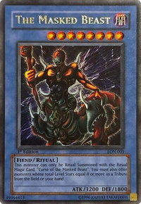 The Masked Beast - Labyrinth of Nightmare (LON) #LON-001 - Ultra Rare YuGiOh Trading Card