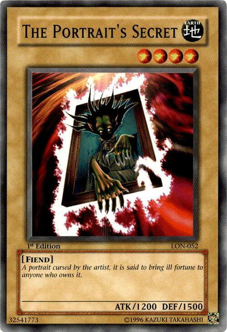 The Portrait's Secret - Labyrinth of Nightmare YuGiOh trading card