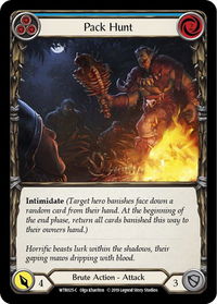 Pack Hunt (Blue) - Welcome to Rathe (WTR) #WTR025 - Common Flesh and Blood Trading Card