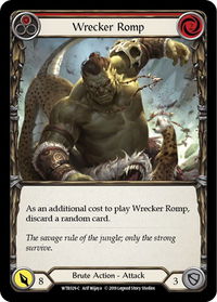 Wrecker Romp (Red) - Welcome to Rathe (WTR) #WTR029 - Common Flesh and Blood Trading Card