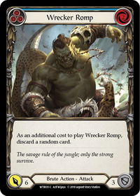 Wrecker Romp (Blue) - Welcome to Rathe (WTR) #WTR031 - Common Flesh and Blood Trading Card