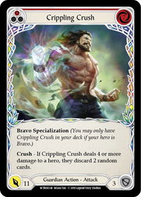 Crippling Crush - Welcome to Rathe (WTR) #WTR043 - Majestic Flesh and Blood Trading Card