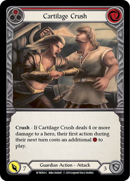 Cartilage Crush (Red) - Welcome to Rathe Flesh and Blood trading card