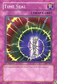 Time Seal trading card from Pharaoh's Servant Time Seal - Pharaoh's Servant YuGiOh trading card