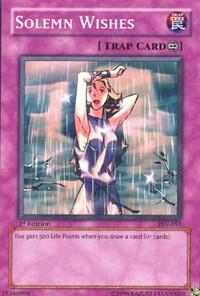 Solemn Wishes - Pharaoh's Servant (PSV) #PSV-055 - Common / Short Print YuGiOh Trading Card