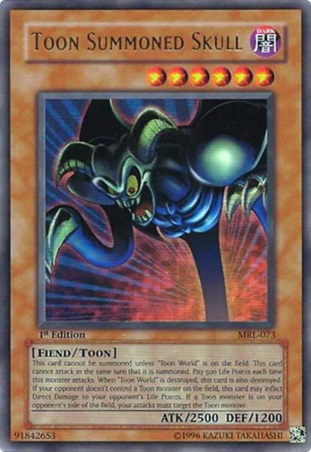 Toon Summoned Skull - Magic Ruler YuGiOh trading card