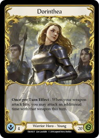 Dorinthea - Hero Deck: Dorinthea (TEA) #TEA002 - Token Flesh and Blood Trading Card