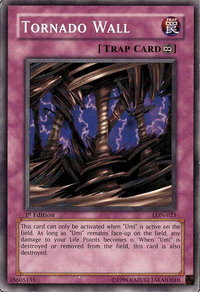 Tornado Wall - Labyrinth of Nightmare (LON) #LON-023 - Common / Short Print YuGiOh Trading Card
