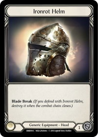 Ironrot Helm - Hero Deck: Rhinar (RNR) #RNR004 - Common Flesh and Blood Trading Card