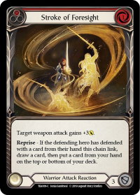 Stroke of Foresight (Red) - Hero Deck: Dorinthea (TEA) #TEA009 - Common Flesh and Blood Trading Card