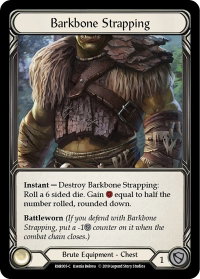Barkbone Strapping - Hero Deck: Rhinar (RNR) #RNR005 - Common Flesh and Blood Trading Card