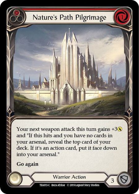 Nature's Path Pilgrimage (Red) - Hero Deck: Dorinthea Flesh and Blood trading card