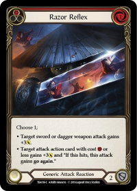 Razor Reflex (Red) - Hero Deck: Dorinthea (TEA) #TEA016 - Common Flesh and Blood Trading Card