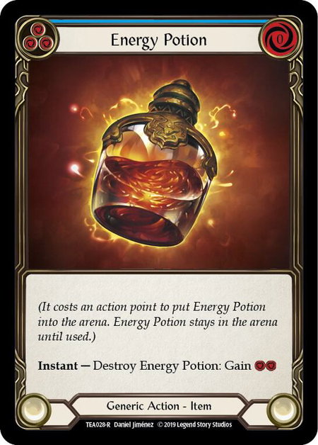 Energy Potion - Hero Deck: Dorinthea Flesh and Blood trading card