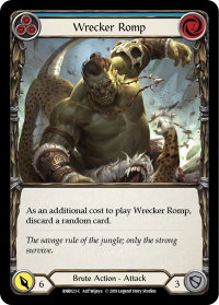 Wrecker Romp (Blue) - Hero Deck: Rhinar (RNR) #RNR023 - Common Flesh and Blood Trading Card