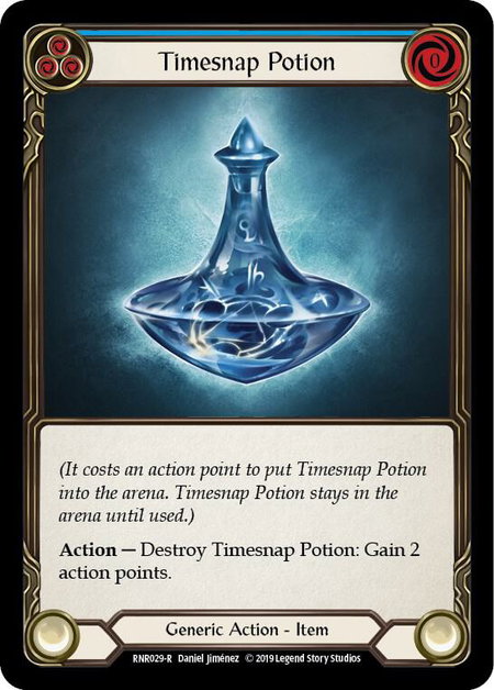 Timesnap Potion - Hero Deck: Rhinar Flesh and Blood trading card