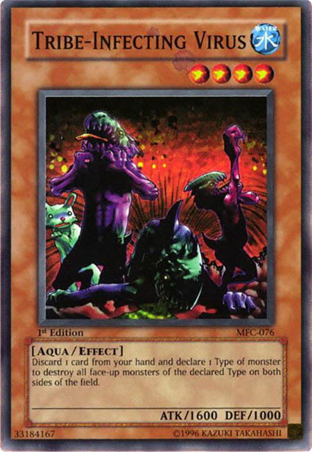 Tribe-Infecting Virus - Magician's Force YuGiOh trading card