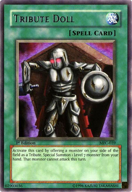Tribute Doll - Magician's Force YuGiOh trading card