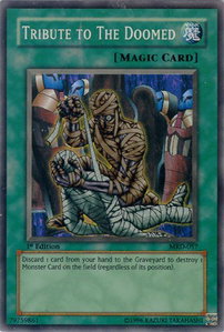 Tribute to The Doomed - Metal Raiders (MRD) #MRD-057 - Super Rare YuGiOh Trading Card