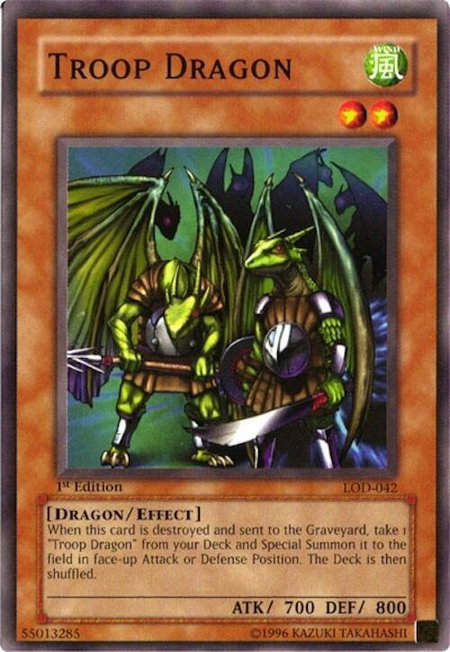 Troop Dragon - Legacy of Darkness YuGiOh trading card
