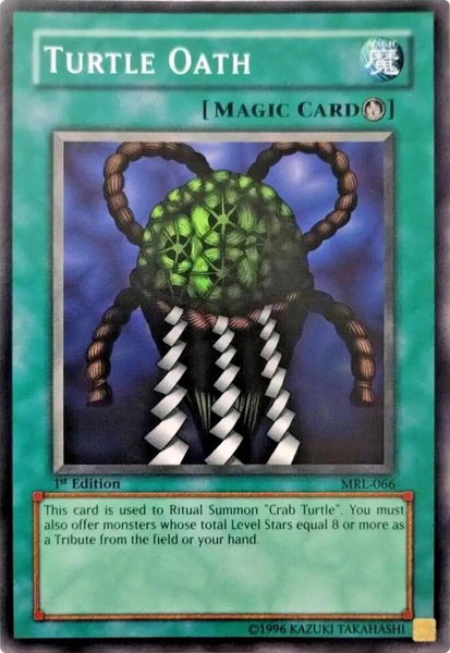 Turtle Oath - Magic Ruler YuGiOh trading card