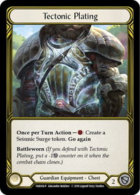 Tectonic Plating (Golden) - FAB004 - Flesh and Blood: Promo Cards (PR) #FAB004 - Promo Flesh and Blood Trading Card