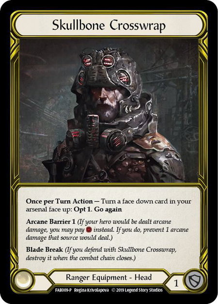 Skullbone Crosswrap (Golden) - FAB009 - Flesh and Blood: Promo Cards Flesh and Blood trading card