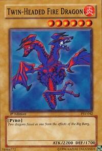 Twin-Headed Fire Dragon - Pharaoh's Servant (PSV) #PSV-042 - Common / Short Print YuGiOh Trading Card