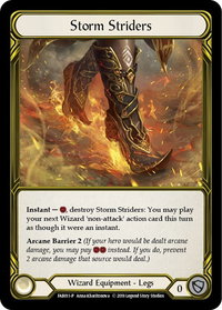 Storm Striders (Golden) -  FAB011 - Flesh and Blood: Promo Cards (PR) #FAB011 - Promo Flesh and Blood Trading Card