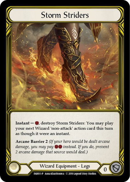 Storm Striders (Golden) -  FAB011 - Flesh and Blood: Promo Cards Flesh and Blood trading card
