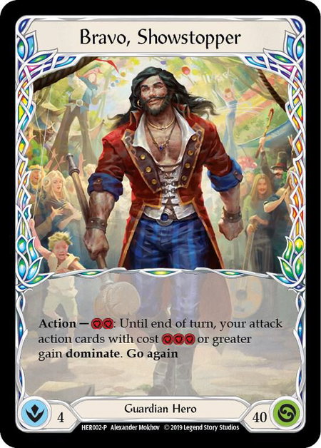 Bravo, Showstopper - HER002 - Flesh and Blood: Promo Cards Flesh and Blood trading card