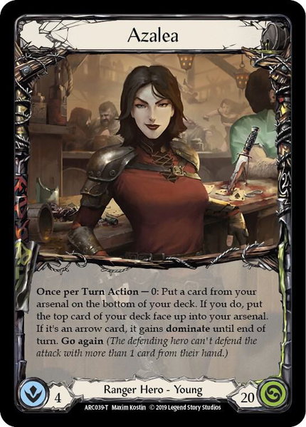 Azalea // Azalea, Ace in the Hole - Arcane Rising Flesh and Blood trading card