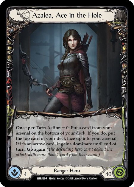 Azalea, Ace in the Hole (Rainbow) - HER018 - Flesh and Blood: Promo Cards Flesh and Blood trading card